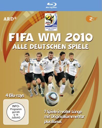 Studio Hamburg - FIFA WM 2010 - Alle deutschen Spiele (4 Blu-ray Box) - Preis vom 11.10.2026 03:10:56 h