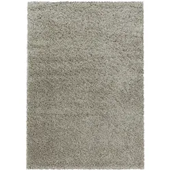 Teppich Waschbar Shaggy Uni Kuschelig Strapazierfähig Schlafzimmer Esszimmer Natur 300x400 cm OEKO-TEX Gekettelt – SPREE von Kadima Design
