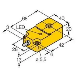 Turck Sensor BI15-Q20-Y1X