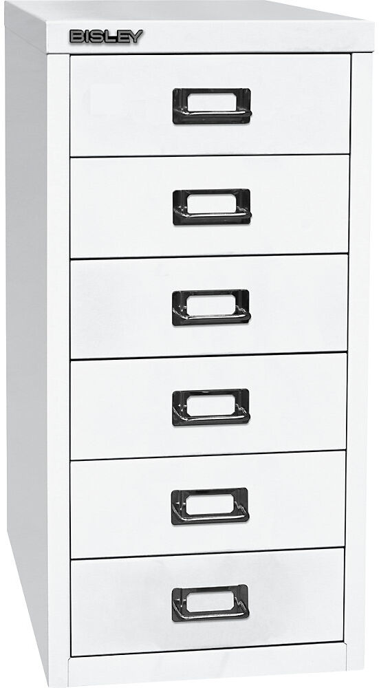 MultiDrawer™ 29er Serie, DIN A4, 6 Schubladen, verkehrsweiß BISLEY
