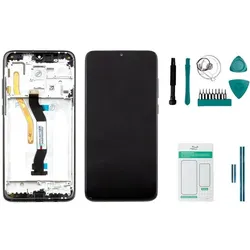 Redmi Note 8 Pro Display (mit Rahmen) schwarz - Set