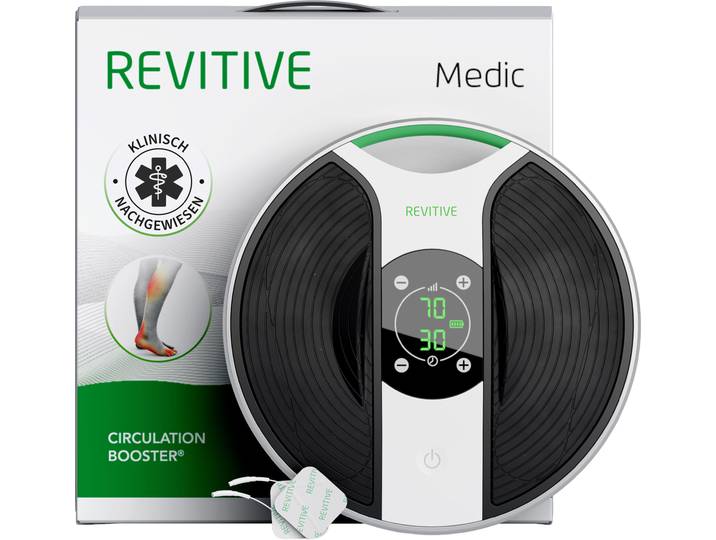 EMS-Gerät REVITIVE Medic Durchblutungs-Stimulator , grün, Elektro-Muskel-StimulationsgeräteB:36,9cm H:39,3cm L:9,6cm, EMS-Gerät, lindert Beinbeschwerden, Beinschmerzen, Schwellungen und Krämpfe, B:36,9cm H:39,3cm L:9,6cm