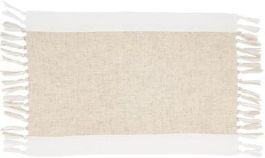 Saro Lifestyle "Two-Tone Design Placemats (Set of 4) - 14""x20"""