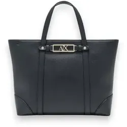 A|X Armani Exchange für Damen. XW002609AF15632UC010 Schwarze Shopper-Tasche (OSFA), Lässig, Polyester