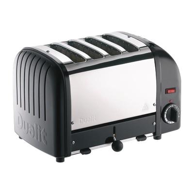 Dualit Toaster 40344 schwarz 4 Schlitze
