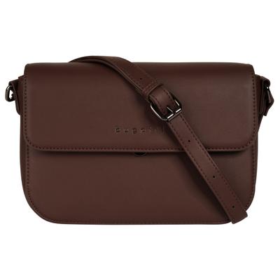 Umhängetasche BUGATTI "BUGATTI Damen ALMATA", Damen, Gr. B/H/T: 25cm x 17cm x 9cm onesize, braun, Polyurethan (PU), leicht glänzend, unifarben, Taschen Umhängetasche