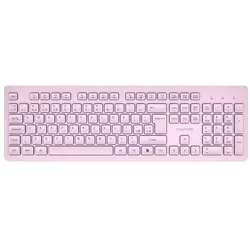 Canyon Computertastatur Tastatur HKB-W01 UK/US AAA Wireless Pink (US, Kabellos), Tastatur, Pink