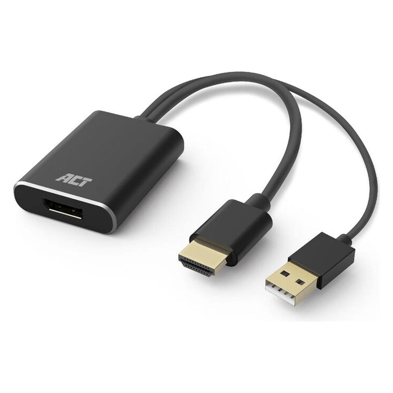 ACT HDMI to DisplayPort adapter, 4K@60Hz (AC7536)