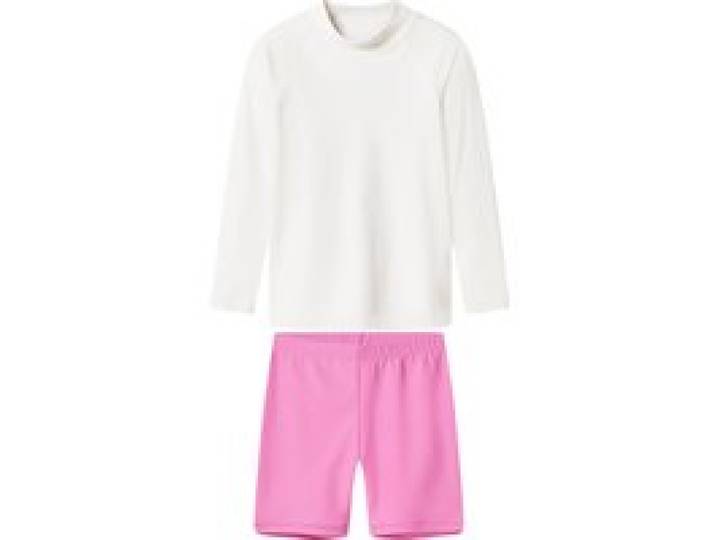 LUPILU® Ensemble de bain anti-UV enfant (rose, 2-4 ans)