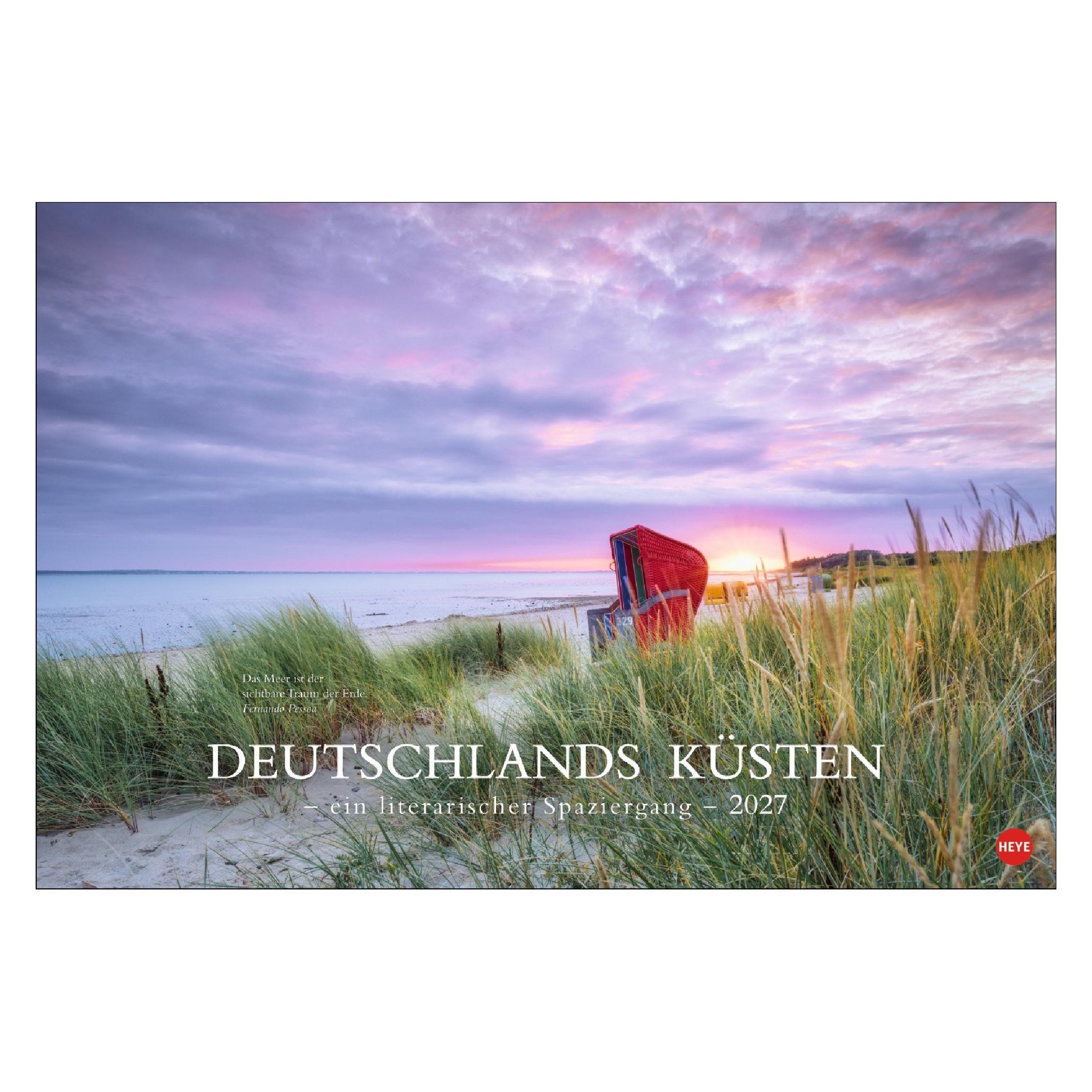Heye Deutschlands Küsten - Ein literarischer Spaziergang Kalender 2027 (67911202)