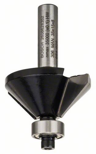 Bosch Accessories 2608628352 Fasenfräser Hartmetall Länge 56mm Schaftdurchmesser 8mm