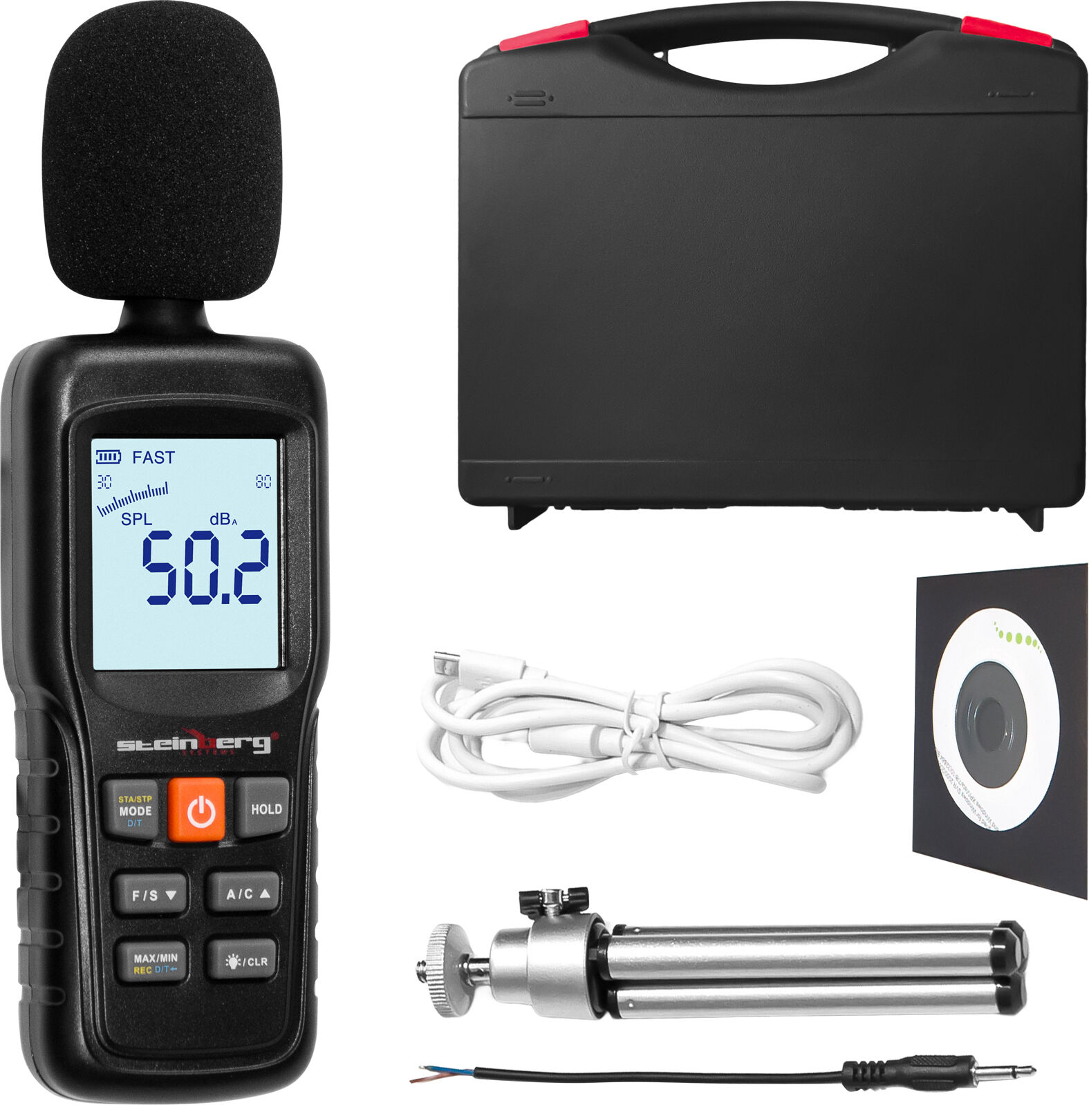 Steinberg Systems Støjmåler - 30 til 130 dB SBS-SM-130C