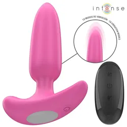 Intense, Analtoy, Ross Anal Plug 10 Vibrationen Rosa Fernbedienung