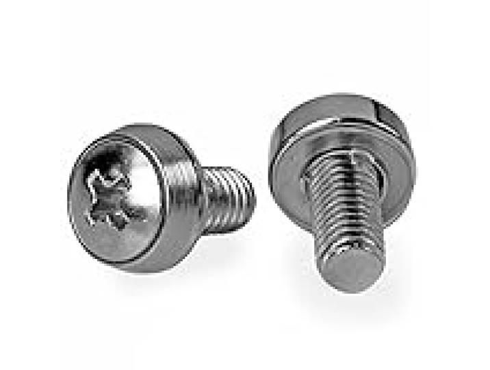 StarTech 50 Pkg M6 Mounting Screws for Server Rack Cabinet