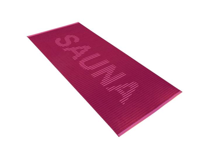 Vossen Saunatuch Camden Cranberry Baumwolle 80 x 200 cm - Saunatuch
