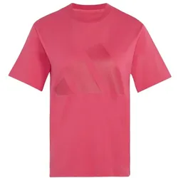 adidas Essentials Big Logo Cotton T-Shirt Damen - powpnk/enepnk -