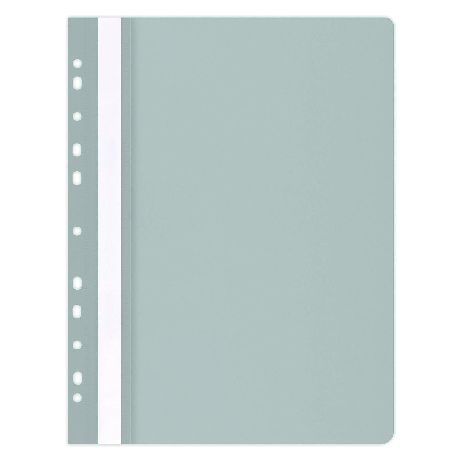 Office Products PIN-IN-MAPPE A4 PP (25), GRAU (A4, 1x) (^ 21104121-10)