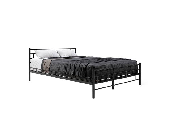 Metallbett CIEL 140 x 200 cm schwarz