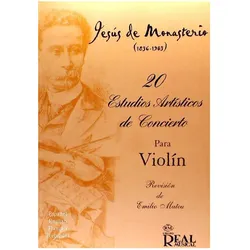 Monasterio, J: 20 Estudios artísticos de concierto de Jesús, Sachbücher von Jes·s de Monasterio