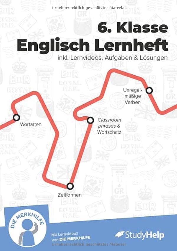 Diana Rohrbeck - 6. Klasse Englisch Lernheft Übungsheft - StudyHelp + Die Merkhilfe - inkl. Lernvideos + Aufgaben & Übungen - Für Klassenarbeiten, Prüfungen, Tests – Gymnasium & Realschule – Wortarten, Zeitformen - Preis vom 09.10.2026 07:28:09 h