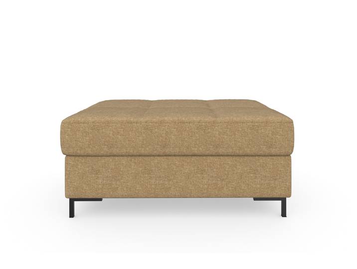 Polsterhocker DOMO COLLECTION Capelo bequem, Federkernunterfederung, B/T 100/70cm , beige, B:100cm H:46cm T:70cm, 100% Polyester, Hocker, Polsterhocker, inklusive Federkern