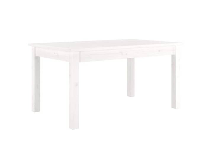 Favemtsl Couchtisch Weiß 80x50x40 cm Massivholz Kiefer Beistelltisch Eleganter Sofatisch für Ihr Wohnzimmer. Stabile Tischplatte aus rustikalem Kiefernholz fügt sich harmonisch ein.