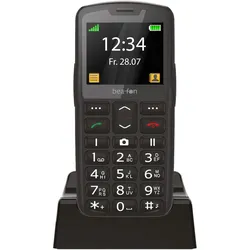 Bea-Fon SL260 LTE schwarz-silber (2.20"), Tastenhandy, Schwarz, Silber