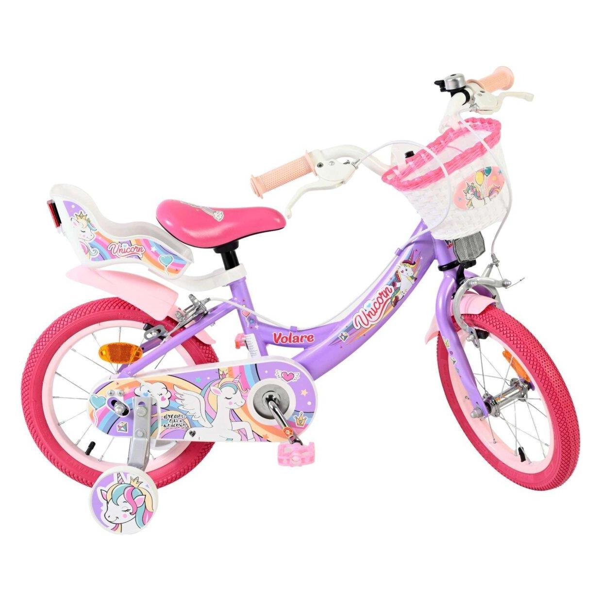 Volare Einhorn-Mädchenfahrrad (14") (66255835)