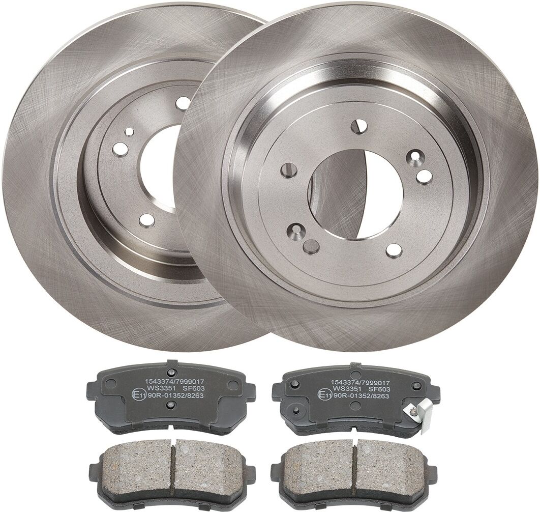 RIDEX 3405B1909 Brake discs and pads set