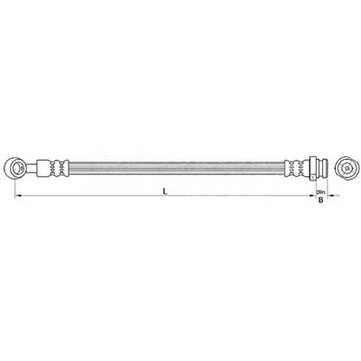 METZGER AUTOTEILE Bremsschlauch 4110718 für KIA