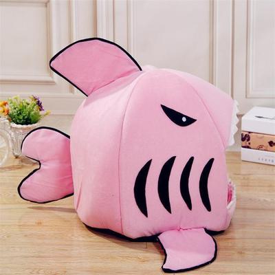 PetsAreLife Shark Pet Bed Pink S