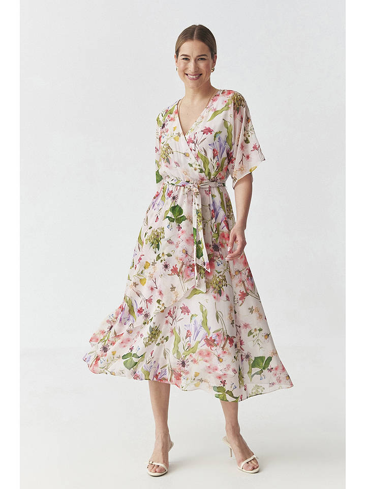 TATUUM Kleid in Rosé/ Grün - 34