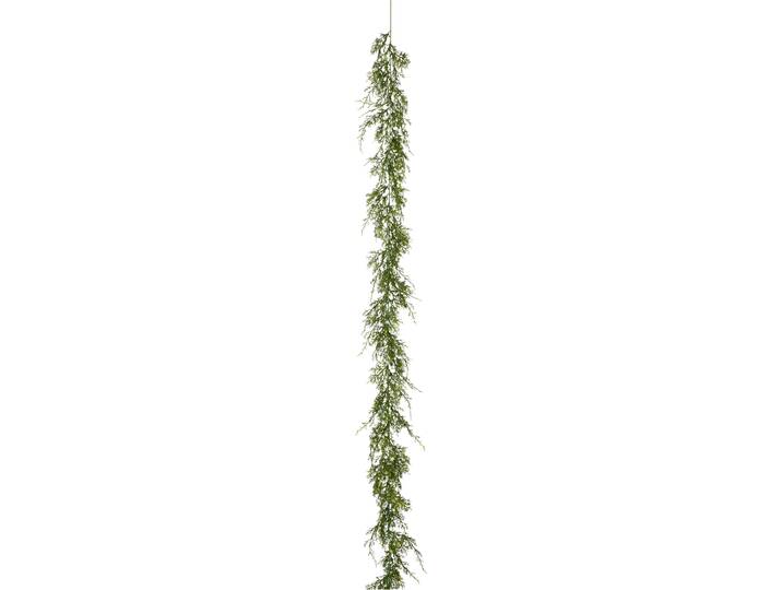 Kunstgirlande CREATIV GREEN Wacholdergirlande , grün, L:190cm, Kunststoff, Kunstpflanzen, Kunstgirlande, mit detalgetreuem Blattwerk