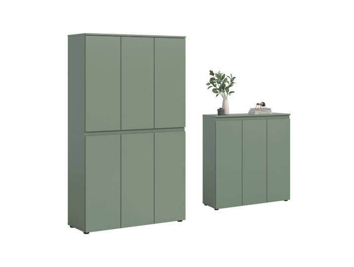 Garderobenschrank Scarpa Graugrün