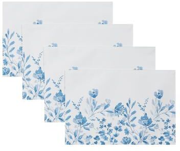 Izod Mystic Floral Set of 4 Placemats - 13x19
