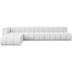 ECKSOFA modulares Sofa Darnel-L3 - 387x177x70 cm Weiß
