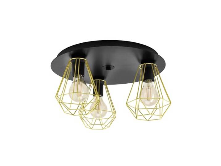EGLO Plafondlamp Tarbes 2, 3-lichts lamp plafond