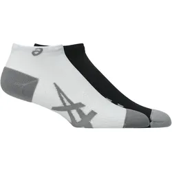 2er Pack ASICS Lightweight Ankle Laufsocken 001 - performance black/brilliant white 43-46