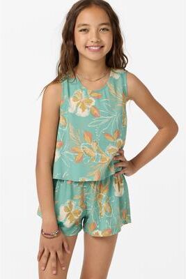 O'Neill s Haisley Tiki Top in Green, Size XL, Viscose