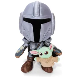 Simba Star Wars Mandalorian m. Mini Grogu (30 cm)