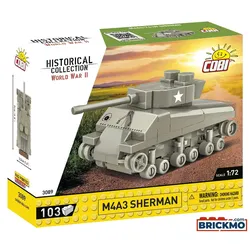 Cobi Historical Collection World War II 3089 Sherman M4A3 3089