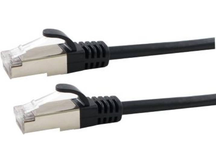 Essentielb - Câble Ethernet Rj45 2m Droit Cat6e Noir