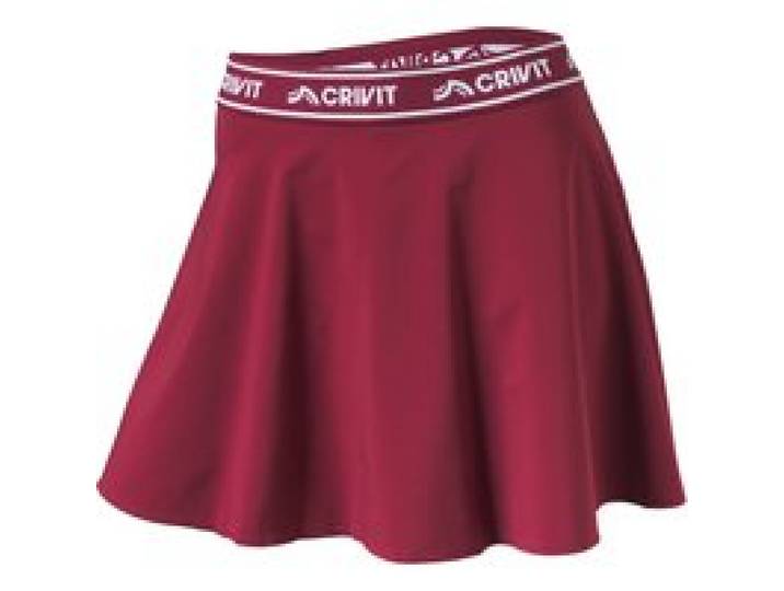 CRIVIT Jupe-short femme (rouge, M(38/40))