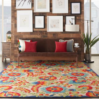 Nourison Aloha Indoor/Outdoor Floral Area Rug