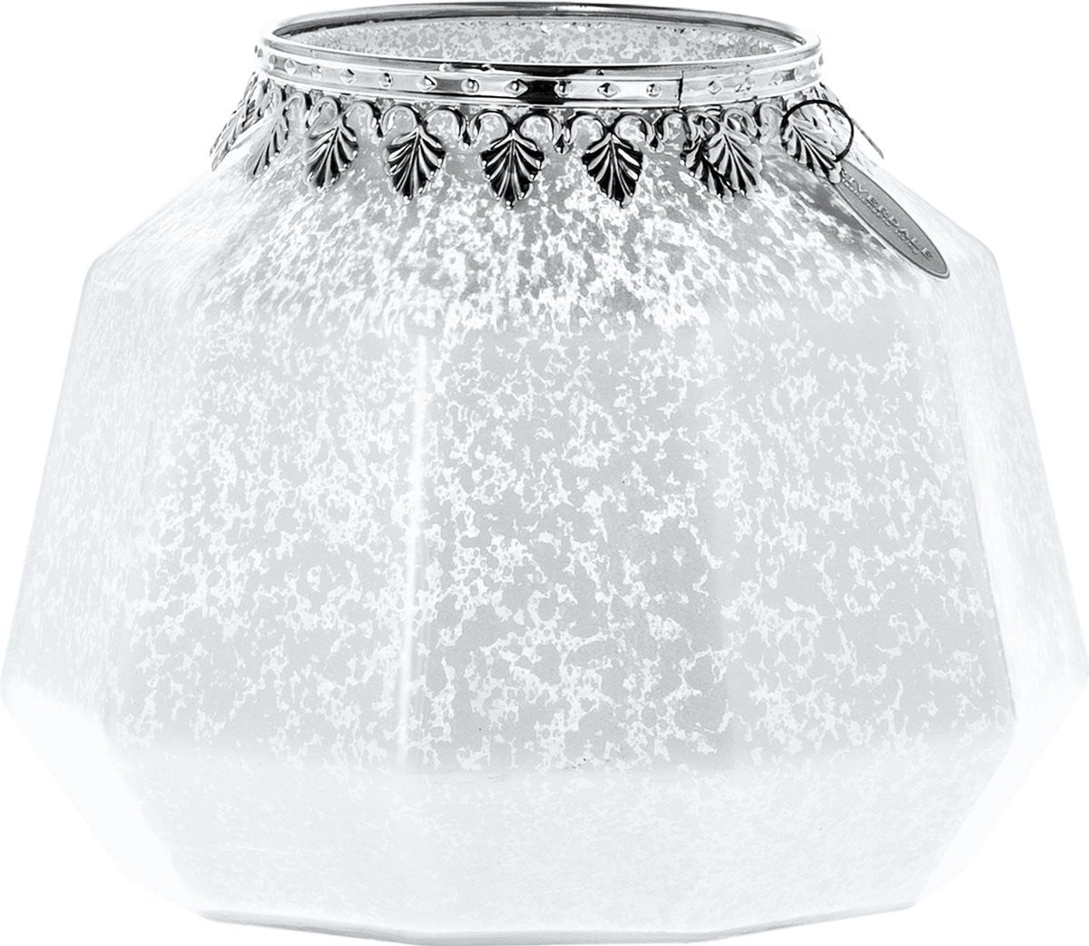 Riverdale Glow waxinelichtjeshouder Sfeerlicht wit glas H: 14 cm, B: 18 cm