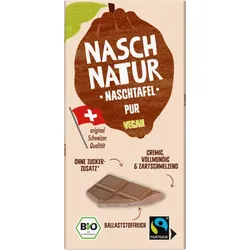 NaschTafel Dattelschokolade Pur vegan 80g
