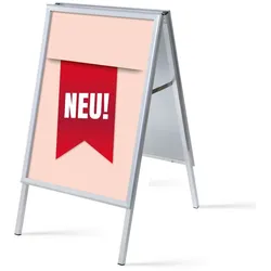 SHOWDOWN Displays Showdown Kundenstopper -DIN A1 - Komplett-Set - Neu Deutsch - Rot/Schwarz