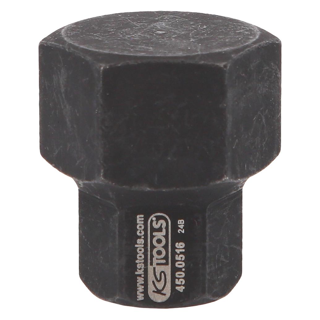 KS Tools Kraft-Biteinsatz für Innensechskant-Schrauben, 32mm (32 mm) (450.0516)