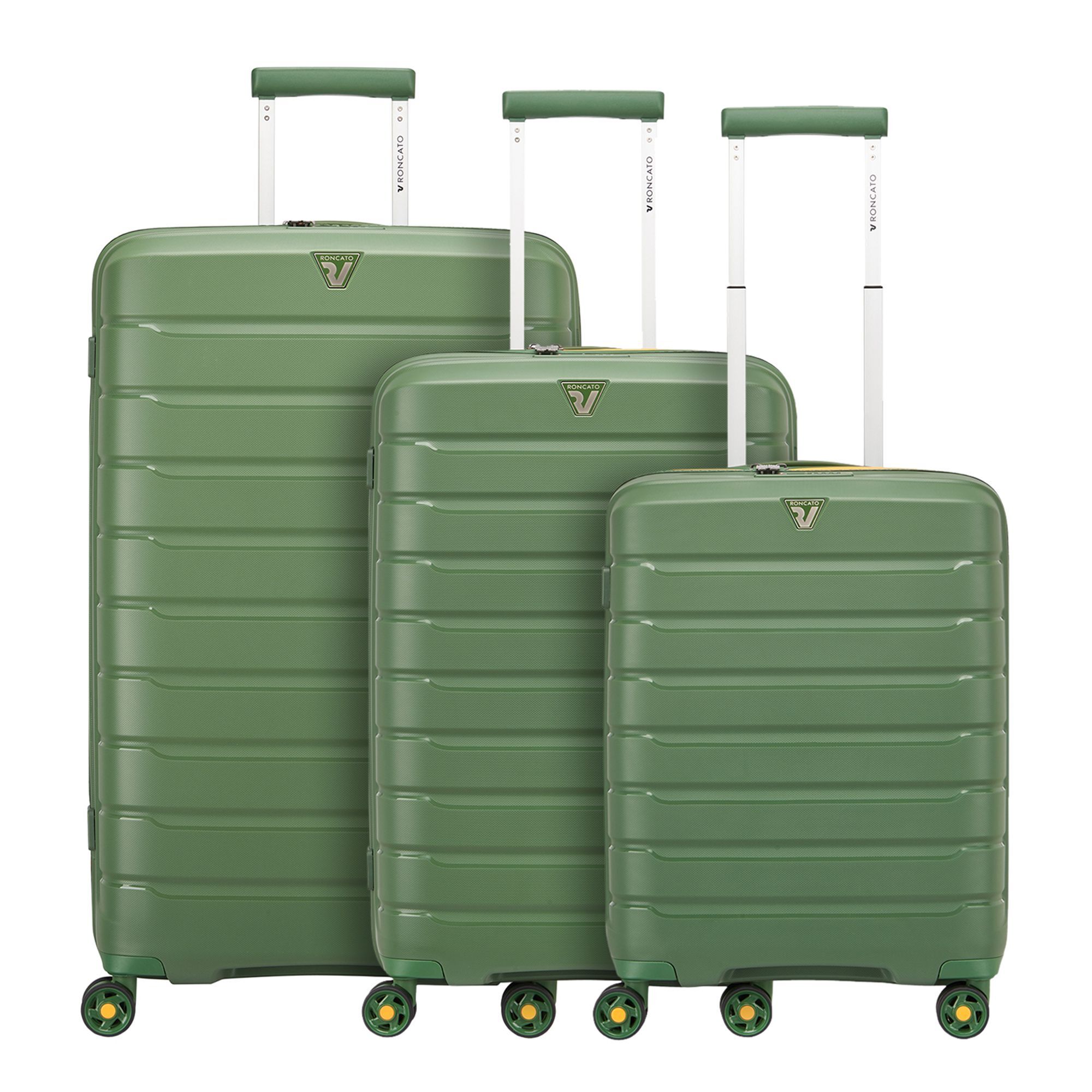 Roncato B-Flying Neon 4 Rollen Kofferset 3-teilig