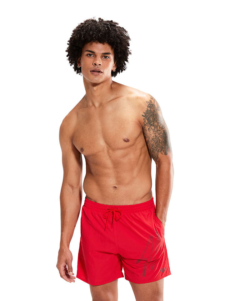 Speedo Badeshorts "Hyperboom" in Rot - L